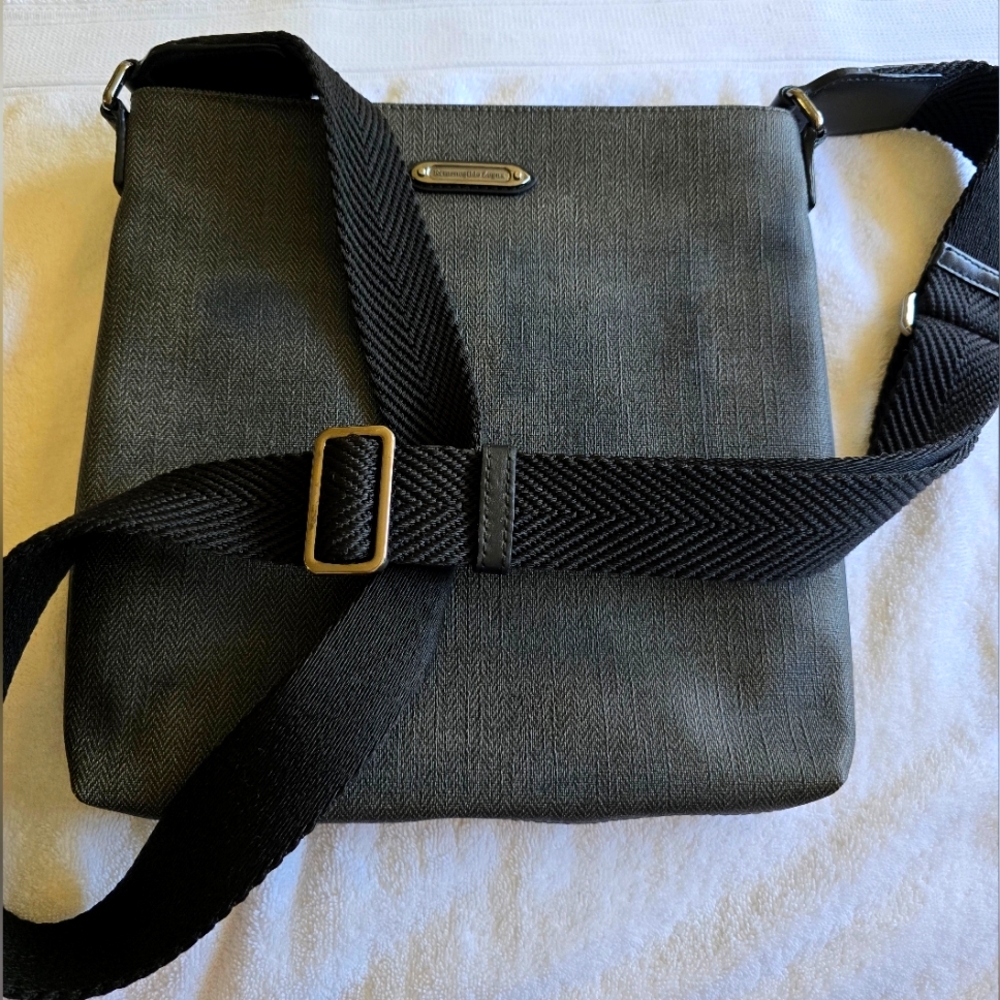 Authentic Ermeregildo Zegna Crossbody Bag